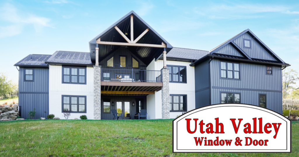 Whole-house window replacement on a large Utah home