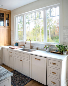 Picture windows for kitchen design