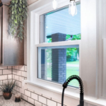 Kitchen window above sink