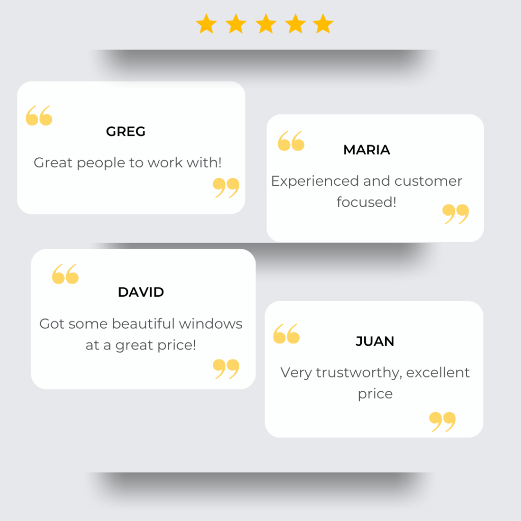 customer reviews Utah valley window and doors