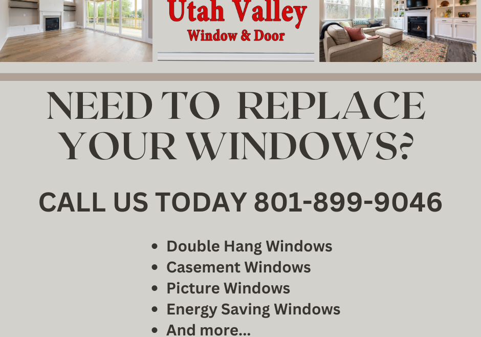Replacing Your Windows In Utah