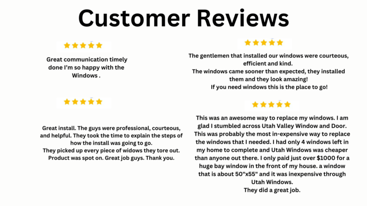 customer reviews