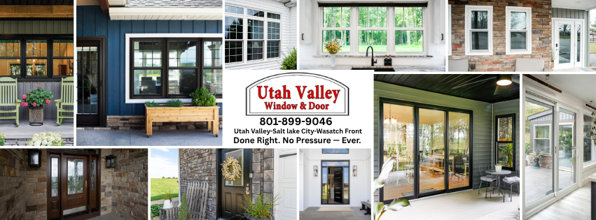 Window Replacement and Installation Salt Lake city Utah, Utah valley window and door