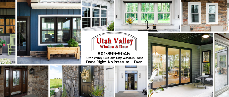 Utah valley window and door replacement company in Utah