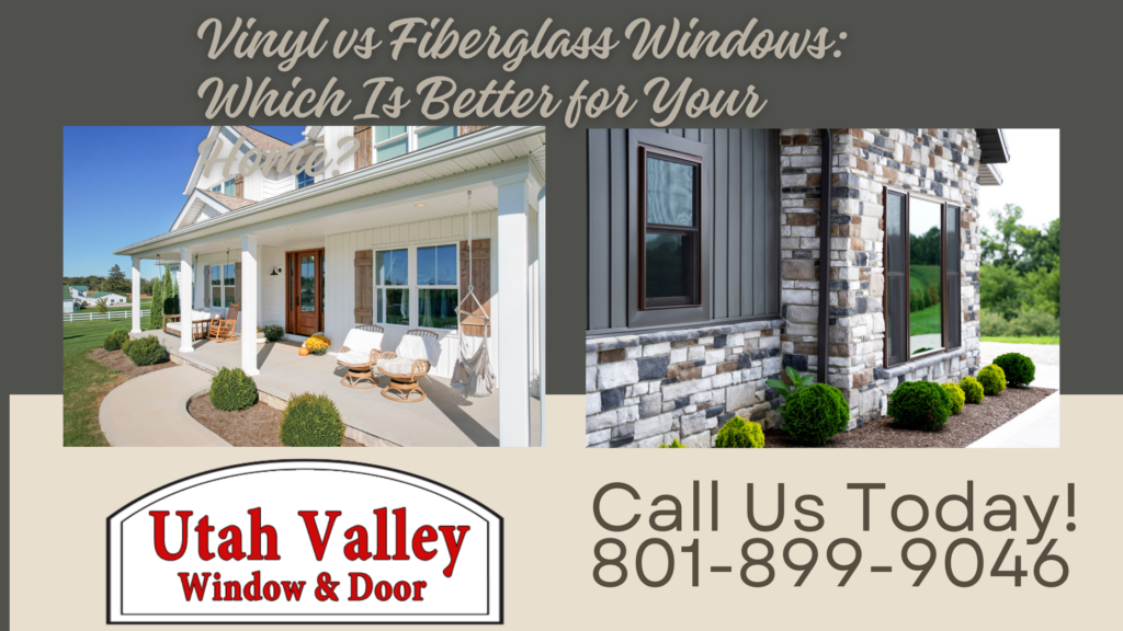 Utah valley window and door new viny; window replacement