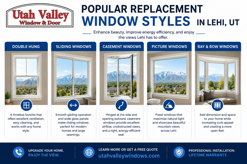 Best replacement windows Lehi UT, Utah valley window and doors
