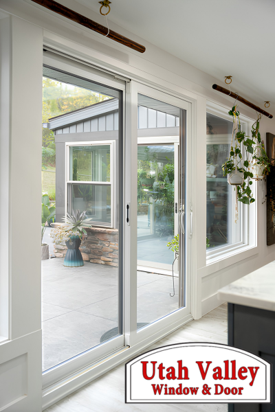Discover the perfect blend of style and efficiency with our custom sliding glass patio doors in Utah Valley. Expertly installed and energy-efficient, these modern doors promise durability and elegance for your home. Trust the Utah Valley sliding door experts for seamless replacements and installations.
