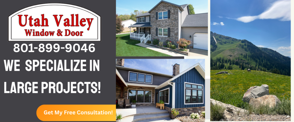 Utah valley window and door door and window replacement company Utah