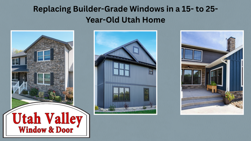 Utah valley window and door, Replacing Builder-Grade Windows in a 15- to 25-Year-Old Utah Home