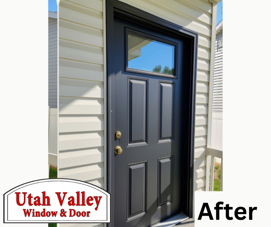 Utah Valley Window & Door , before and after door replacement, storm doors, sliding glass doors, French doors, hinged patio doors