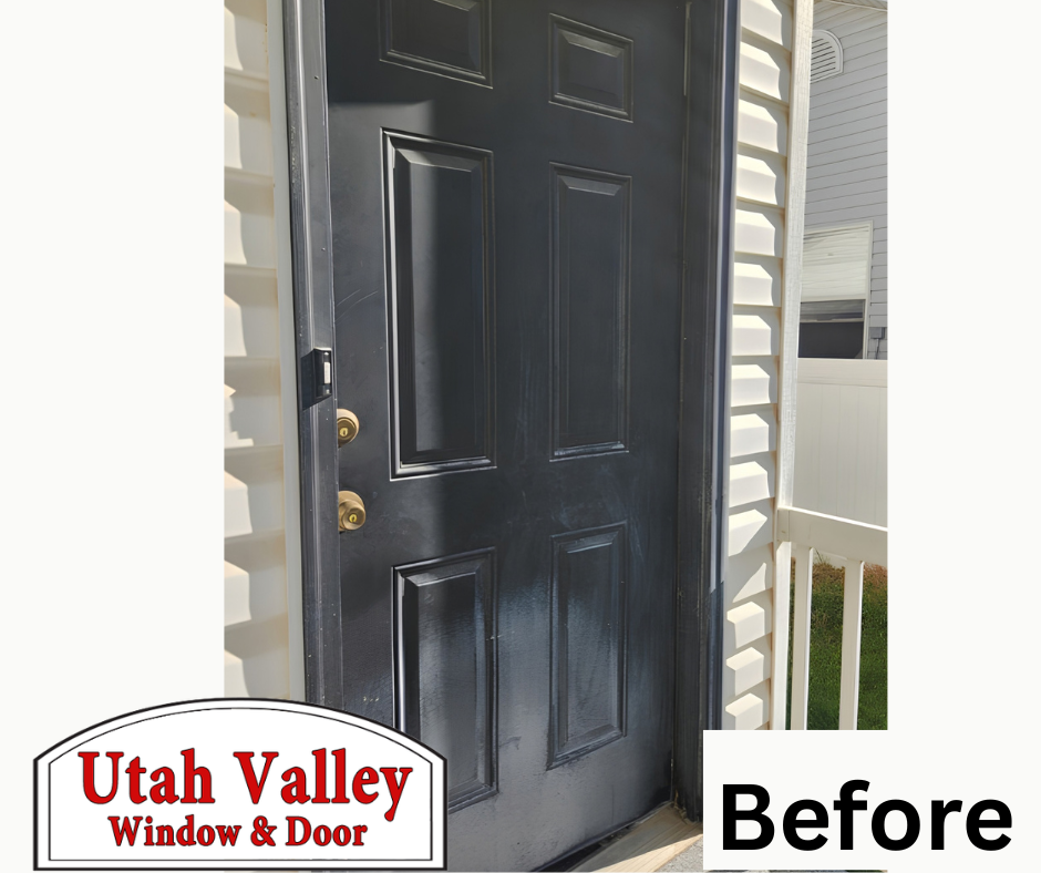 Utah Valley Window & Door , before and after door replacement, storm doors, sliding glass doors, French doors, hinged patio doors